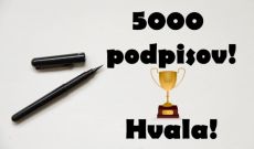 Hvala za 5000 podpisov!