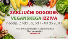 Zaključni dogodek Veganskega izziva 2020