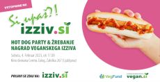 Hot dog party in žrebanje nagrad Veganskega izziva